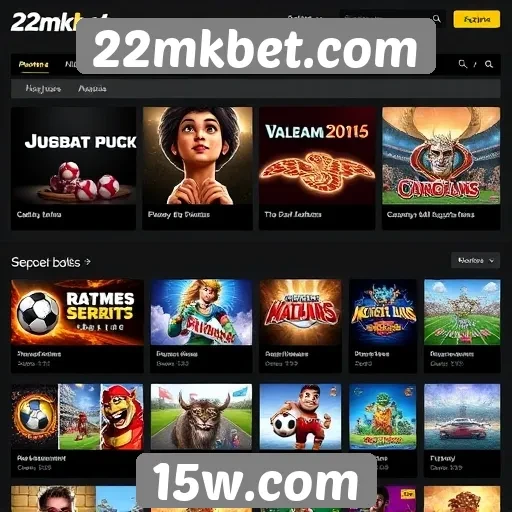 Análise das opções de jogos disponíveis em 22mkbet